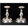 Image 1 : Pair Kirk & Sons sterling candlesticks