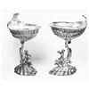 Image 1 : Pair Austrian silver figural master salts