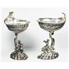 Image 2 : Pair Austrian silver figural master salts