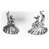 Image 3 : Pair Austrian silver figural master salts