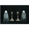 Image 2 : Pair sterling silver weighted candlesticks