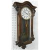 Image 2 : Eastern European antique walnut wall clock