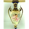 Image 2 : French cobalt vase mounted as a lamp