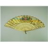Image 1 : French paper & bone hand painted fan