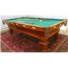 Image 2 : Oak Victorian billiard table "Monarch"