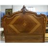 Image 2 : 19th c. French full size carved walnut bed