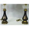Image 3 : Pair Neoclassical style oil lamps