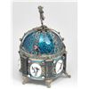 Image 5 : Enamel & silver jewel box