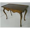 Image 2 : Walnut Country French sofa table by Baker & Co.