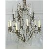 Image 1 : French bronze & crystal 10 light chandelier