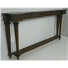 Image 2 : Unusual mahogany narrow console table