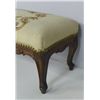 Image 3 : Carved walnut frame needlepoint bench