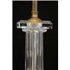 Image 3 : Pair glass column lamps