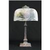 Image 1 : Reverse painted lamp ca. 1900