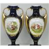 Image 2 : Pair large old Royal Vienna handled vases