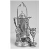Image 2 : Victorian silver plate tea kettle on stand w/cup