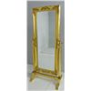 Image 1 : Gold framed chevelle mirror on stand