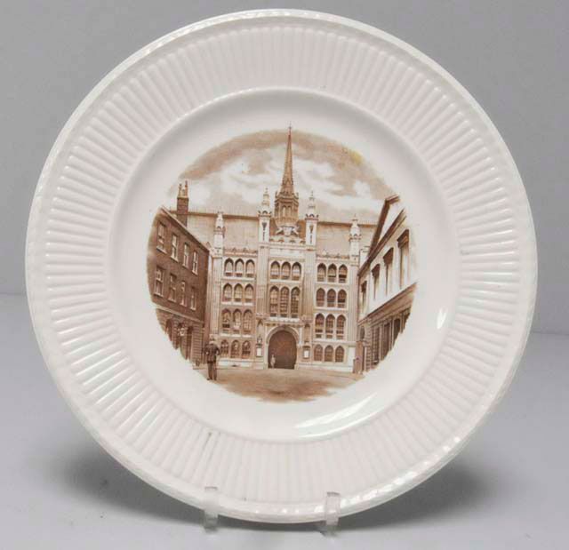 Pair Wedgwood commemorative plates