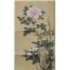 Image 2 : Antique Oriental "Floral"  Japanese scroll