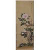 Image 4 : Antique Oriental "Floral"  Japanese scroll