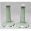 Image 2 : Pair Chinese Celadon candlesticks