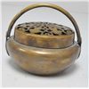 Image 2 : Early Ching bronze handwarmer with pierced lid