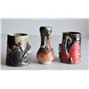 Image 1 : 3 Sumida gawa pottery vases