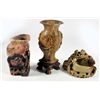 Image 2 : Lot of 5 beautiful Chinese scenic carvings