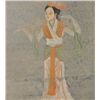 Image 2 : Pair Asian paintings of "Dancers" on paper