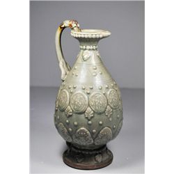 Pottery Celadon ewer/wine decanter