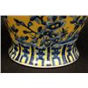 Image 3 : 19th c. blue & yellow Chinese ginger jar