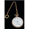 Image 1 : Gold plated Waltham men's open face pocket watch