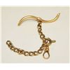 Image 1 : 14kt gold watch fob & chain