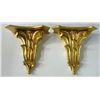 Image 1 : Pair Neoclassical gilt wall brackets