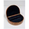 Image 5 : Demilune wood box with mother of pearl inlay