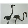 Image 2 : Pair 19th c. bronze cranes