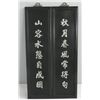 Image 1 : Pair wood panels with jade writing