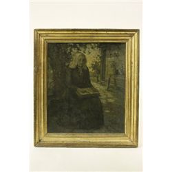 Oil painting signed P. Currall Pace