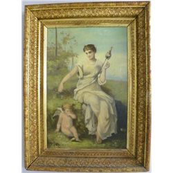 19th c. oil painting signed O.F. Rohdenburg