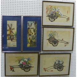 Group lot of watercolors signed