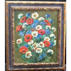 Oil painting "Still Life" signed L. Singer