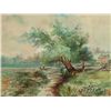 Image 2 : Watercolor "Landscape" signed M.E.H Mason