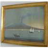 Image 1 : 19th c. Neopolitian gouache "Il Vesuvio"