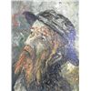 Image 2 : Judaica painting "Rabbi" by P. Baruch