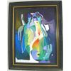 Image 1 : Abstract oil painging signed Ali