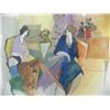 Image 2 : Watercolor by Tarkay "Two Seated Women"