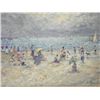 Image 2 : Early 20th c. "Beach Scene" artist signed