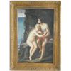 Image 1 : Oil painting "Classical Lovers" signed