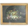 Image 1 : Oil painting "Fruit Still Life" on canvas