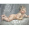 Image 2 : Pastel "Portrait of Baby" signed dated 1902